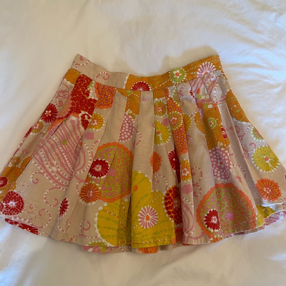 Urban Outfitters- Floral Pleated Skirt